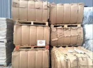 Old corrugated cardboard waste paper