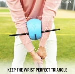 Golf Training Aid Simple Swing Blue Wrist Position Connector for Better Accuracy