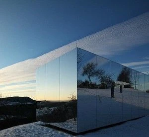 One-way see-through glass high reflectance visible light monitoring room observation room