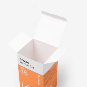 Small White Folding Carton Box Custom Packaging Boxes For Medicine Cosmetic Packaging
