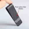 100% real carbon fiber wallet money clip  22mm