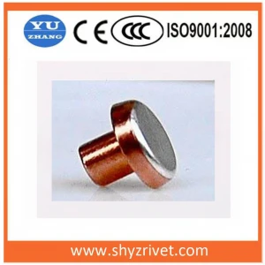 Electrical Rivet Silver Nickel Contact for Circuit Breaker