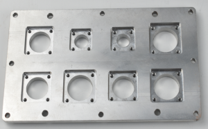 Communication port plate aluminum die-casting