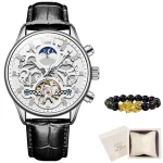 Yifeng's Stainless steel Watch Men's LED Digital Watch