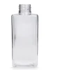 200ml Short Clear PET/PCR Square Bottle (No Cap)