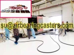 Air bearing casters application