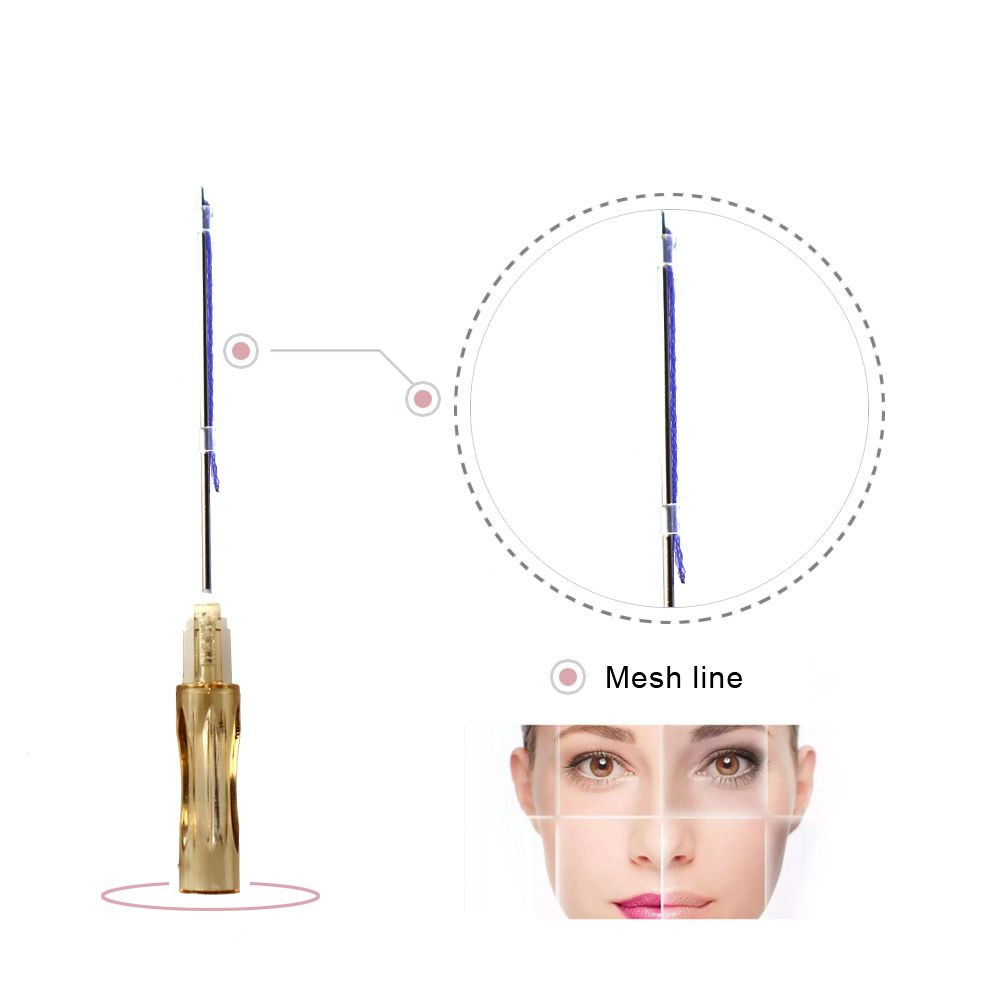 Buy Eye Eyebrow Forehead Pdo Thread Blunt Sharp Needle Cog Thread ...