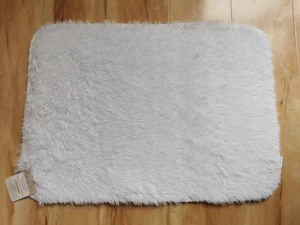 White 2*3ft Polyester Area Rug Home Rugs