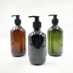 Plastic PET Shampoo Bottle Hair Oil Bottle With Lotion Pump