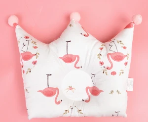 Cute Pillow for Baby Head Shape Prevent Flat Head Crown Star Cloud Bedding Nursing Pillow Newborn Infant Boy Girl Room Decor