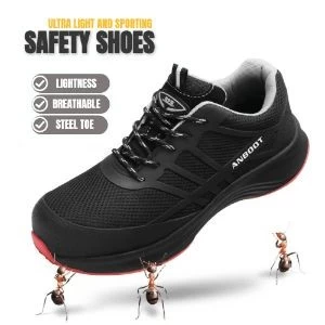 Ultra-light breathable safety shoes A9187