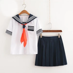 Sailor Suit Short Sleeve College Style JK Uniform