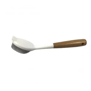 TPR Brush With Bamboo Long Handle