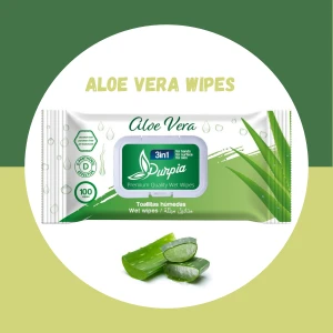 Purpia Aloe Vera Wet Wipes