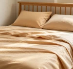 Microfiber Solid Color Bedding 4 Pcs Set Affordable Household Bed Linen