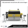 Automatic intelligent single color screen printing machine for plastic, glass bottle, bottle cap,