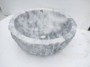 Marble sink basin