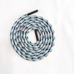 5mm Polyester round drawcord with 23*4mm metal tipping end