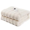 Faux Rabbit Fur Electric Throw Blanket 2026