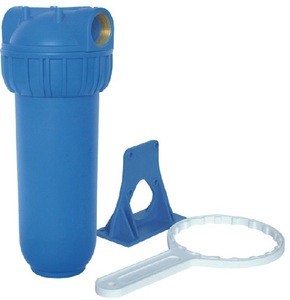 10 Inch single stage plastic water filter cartridge housing for water treatment machine