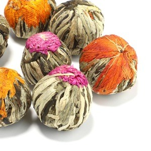 100% natural handmade beautiful flower tea blooming tea ball