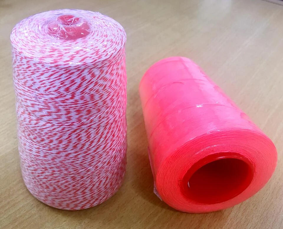 100% spun polyester bag closing sewing thread 20S/6 without any knot in tianjin shengquan