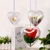 Import 100mm Clear Plastic Acrylic Fillable Hearts Shape Ball Box Ornament from China