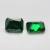 Import 10*12mm Green Octagon Baguette Synthetic Cubic Zirconia Loose Gemstones from China