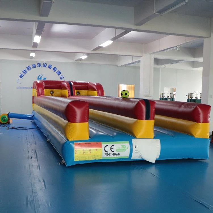10*3*2.5m Outdoor Adult Games Double Lanes Inflatable Race game Bungee Run Game Inflatable bungee run for sale