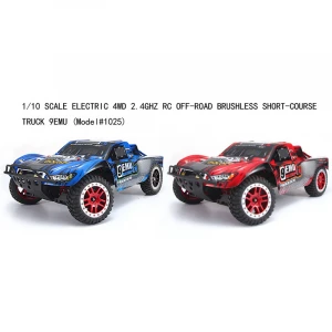 1/10 Brushless RC Car 1025 short-course truck slash electric 4x4 truggy REMO Hobby 9emu