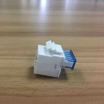 115x70mm 2 Ports Wall mount 3M Keystone Jack Modular Socket Panel White RJ45 Faceplate with RoHS Certificate