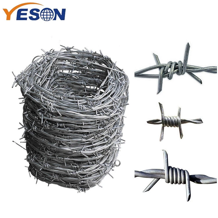 12 gauge galvanized 50kg barb wire fencing coil roll for protecting farm for sale