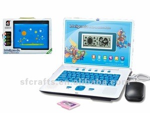 120 functions kids laptop learning machine with mouse