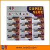 12pc blister card cheap price super glue