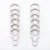 Import 12PK Bathroom Rust-Resistant Metal Glide Shower Curtain Hooks Rings from China