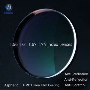 1.56 1.61 1.67 1.71 1.74 CR-39 Resin Aspheric Prescription Glasses Optical Lenses Myopia Hyperopia Presbyopia Clear Lens