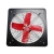 Import 16inch industrial speed exhaust ventilation axial fan with grills from China