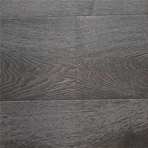1900mm 2200mm Wide Plank Dark Color Black Stained European Oak Engineered Wood Flooring