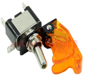 1PC new tool for 12V Car Racing On Off Aircraft Type LED Toggle Switch Control Clear Cover 5Color