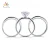 Import 2 Carat Round Cut Solid Sterling 925 Silver 3-Pcs Wedding Engagement Ring Set Jewelry Accept Drop Shipping from China