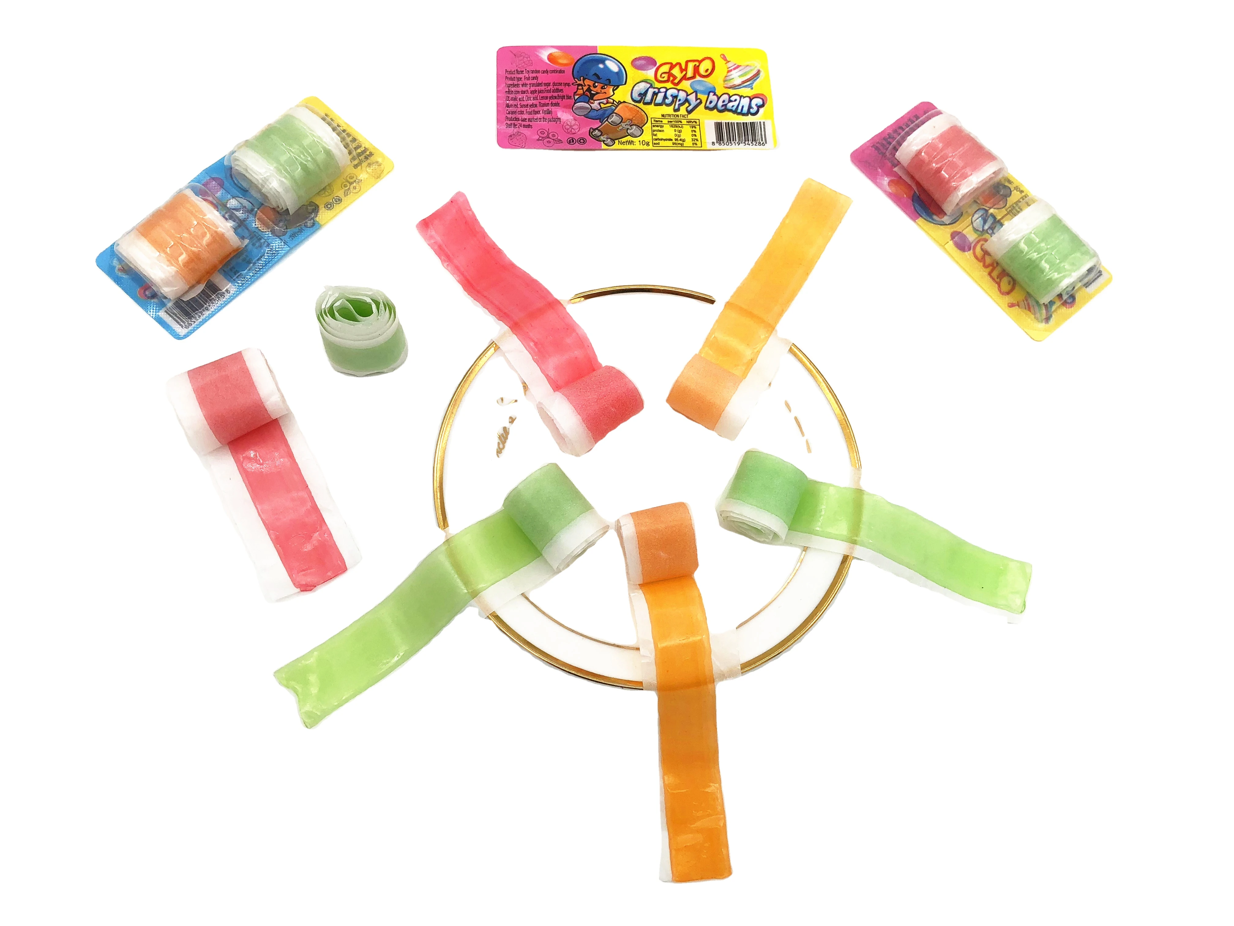 2 in 1 Fruity Roll Soft Candy Jelly Candy