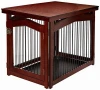 2-in-1 Pet Dog Crate Table Kannel Furniture Animal Cage