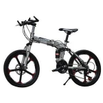 20-inch folding mountain bike 21-speed disc brake children's bicycle spoke wheel shock absorption student bicycle
