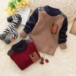2014 newest fashion baby wool sweater fashion design cute baby boy sweater