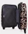 Import 2016 fashion leopard hotel ABS luggage trolley, travel bag trolley luggage leopard from China