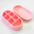 Import 2017 decorative silicone pill case eco-friendly storage box non stick 6 compartments smart silicone pill case from China