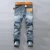 Import 2017 Europe and American new mens jeans denim designer jeans motorcycle jeans ripped denim pants from China