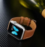 2018 genuine leather watch strap for apple watch band