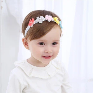 2019 online hot style baby headband accessories girl flower hair band