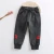 Import 2019 winter new middle and small children double-sided velvet cotton trousers thickened boy plush Korean version of sport pants from China